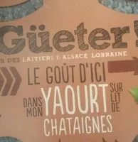 Sucre et nutriments contenus dans Gueter