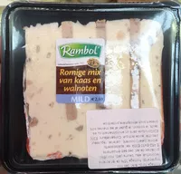 Suhkru kogus sees Romige mix van kaas en walnoten