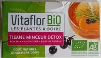 Cantidad de azúcar en Tisane minceur détox goût naturel gingembre doux