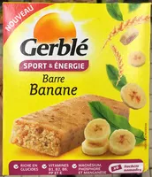 Barres saveur banane