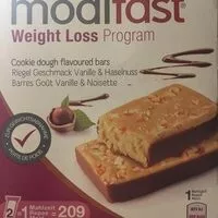 Sugar and nutrients in Modifast