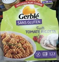 Sokerin määrä sisällä Fusilli Tomate Ricotta