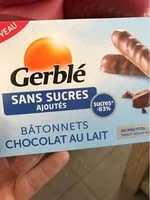 Batonnets chocolat au lait