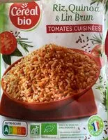 चीनी की मात्रा Riz, quinoa & lin brun Tomates cuisinées