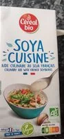 Quantité de sucre dans Soya cuisine