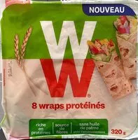 चीनी की मात्रा Wraps proteinés