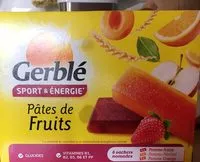 Suhkru kogus sees Pâtes de fruits