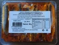 Quantité de sucre dans Filets d'anchois marines à l'Orientale