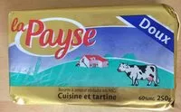 Sucre et nutriments contenus dans La payse