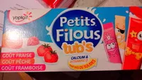 Suhkru kogus sees Petits Filous tub’s