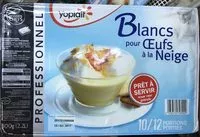 Quantité de sucre dans Blancs pour œufs à la neige