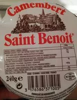 Quantité de sucre dans Camembert Saint-Benoît