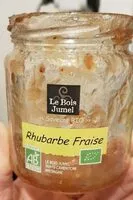 入っている砂糖の量 Rhubarbe fraise