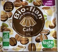 Количество сахара в Bio-flan café sans sucres ajoutés