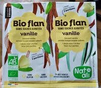 Sucre et nutriments contenus dans Bio flan