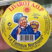 Jumlah gula yang masuk Livarot AOP (21 % MG)