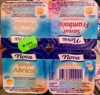 Quantité de sucre dans Yaourts saveur vanille