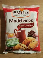 Sokerin määrä sisällä Petites Madeleine pépites chocolat