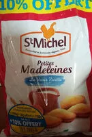 Quantité de sucre dans Madeleines aux oeufs de poules élevées en plein air