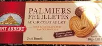 Jumlah gula yang masuk Palmiers feuilletes au chocolat au lait