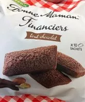 Количество сахара в Financiers tout chocolat