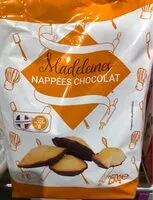 Quantité de sucre dans Madeleine nappées chocolat