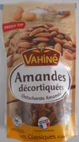 Cantidad de azúcar en Amandes décortiquées