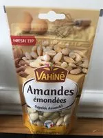 Suhkru kogus sees Amandes émondées