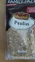 Amount of sugar in Pralin