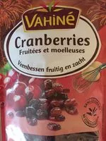 Suhkru kogus sees Cranberries Fruitées et moelleuses