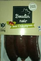 Jumlah gula yang masuk Boudin noir aux châtaignes