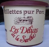 Sucre et nutriments contenus dans Les delices de la sarthe