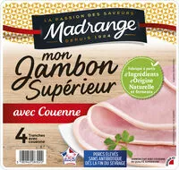 Sokerin määrä sisällä Mon Jambon Supérieur avec couenne