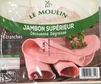 Zuckermenge drin Jambon supérieur découenné dégraissé