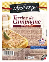 Sokerin määrä sisällä Terrine de campagne dorée au four