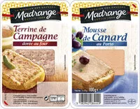 Sokerin määrä sisällä Terrine de campagne dorée au four et mousse de canard au Porto