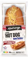 İçindeki şeker miktarı Mon hot-dog New Yorkais knack, pulled pork & Cheddar