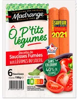 Sokerin määrä sisällä Recettes de saucisses fumées aux légumes du soleil Ô P'tits Légumes