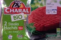 चीनी की मात्रा 2 Steaks hachés 15% MG pur bœuf Bio