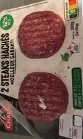 入っている砂糖の量 2 steaks hachés 12%