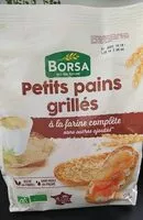 含糖量 Petit pains grillés à la farine complète
