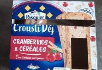 Jumlah gula yang masuk Crousti'dej cranberry & céréales