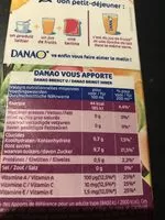 糖質や栄養素が Danao