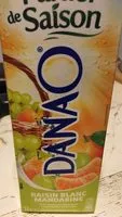 Jumlah gula yang masuk Danao raisin blanc mandarine