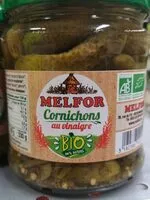 Zuckermenge drin Melfor cornichons au vinaigre
