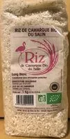 Sucre et nutriments contenus dans Riz de camargue bio du salin