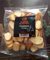 Zuckermenge drin Croûtons à l'aïl