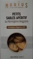 चीनी की मात्रा Petits sablés apéritif au Parmigiano Reggiano