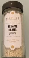 चीनी की मात्रा Sesame blanc graines