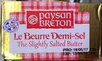 İçindeki şeker miktarı Le Beurre Demi-Sel